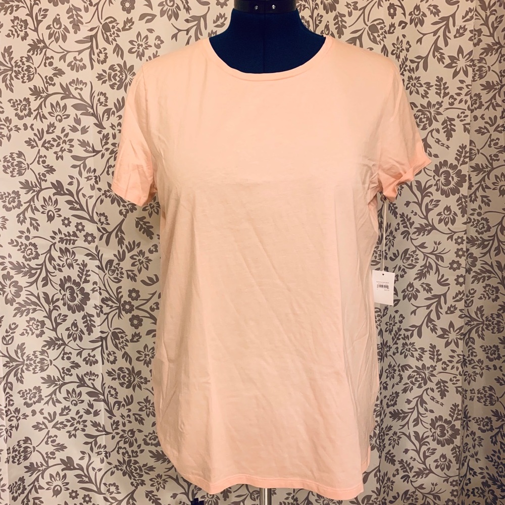 NWT,  Banana Republic Signature Tee in pink XL